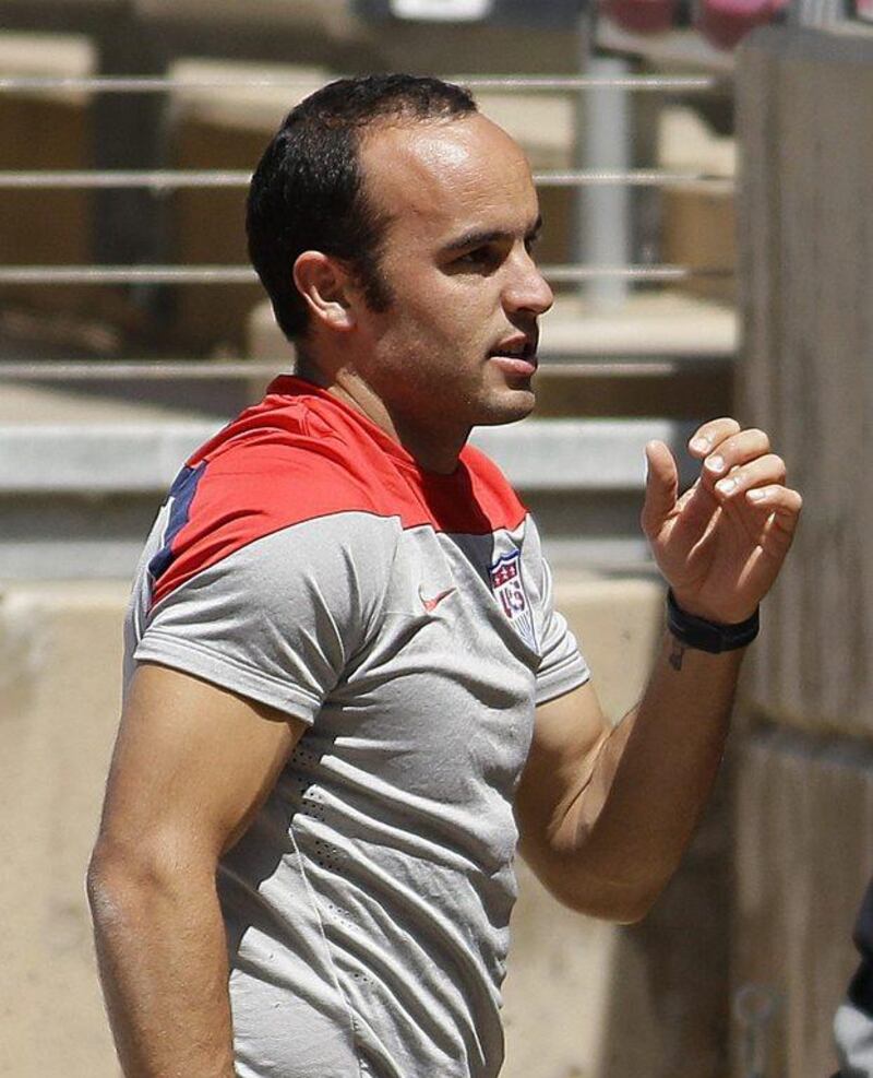 Landon Donovan was not selected for the United States World Cup squad. Ben Margot / AP 