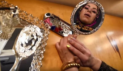 screenshot of Mona Haydar in this music video