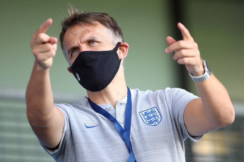 England Women manager Phil Neville in 2020. PA