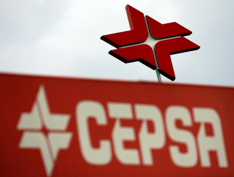 FILE PHOTO: The logo of Spanish oil company CEPSA at a petrol station in Madrid, Spain, March 4, 2016. REUTERS/Sergio Perez/File Photo