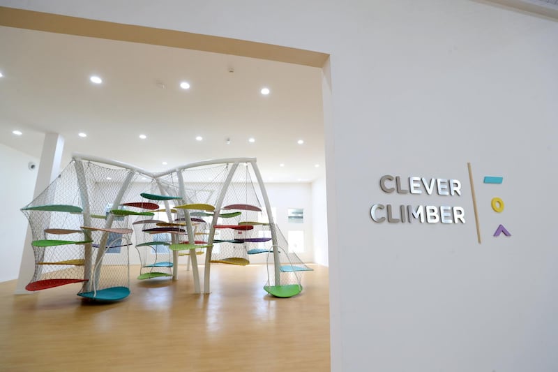 Dubai, United Arab Emirates - Reporter: Janice Rodrigues. Lifestyle. Clever Climber. First look inside woo-hoo, a new kidsÕ edutainment museum to open in Al Quoz. Tuesday, October 27th, 2020. Dubai. Chris Whiteoak / The National