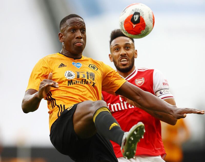 Willy Boly - 6: Crucially missed a cross-field pass in build-up to Arsenal's first goal which spoiled an otherwise good performance. Reuters