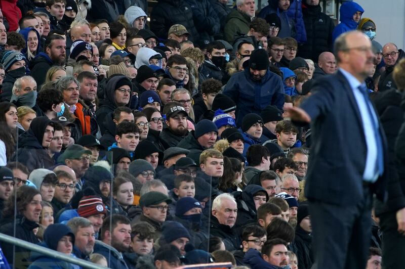 Everton manager Rafa Benitez was not a popular apoointment with Everton fans. PA