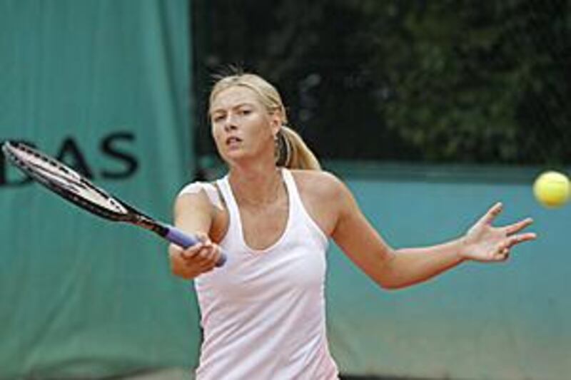 As she continues her return from injury Maria Sharapova is not at her best yet.