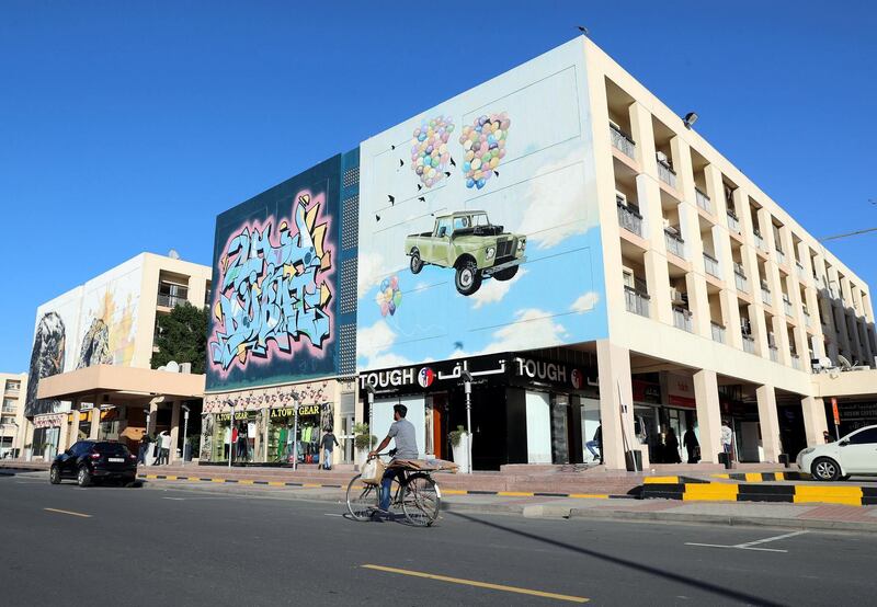 Dubai, United Arab Emirates - Reporter: N/A: Photo project. Street art and graffiti from around the UAE. Monday, January 27th, 2020. Al Karama, Dubai. Chris Whiteoak / The National