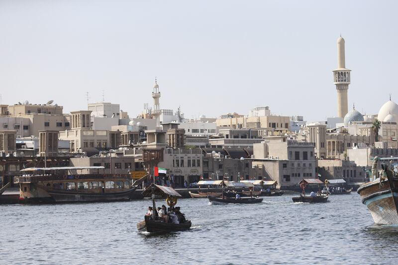 For many, Deira and the creek, the Khor Dubai, with its dhow moorings, water taxis and souks, is the very essence of the old city. Sarah Dea / The National