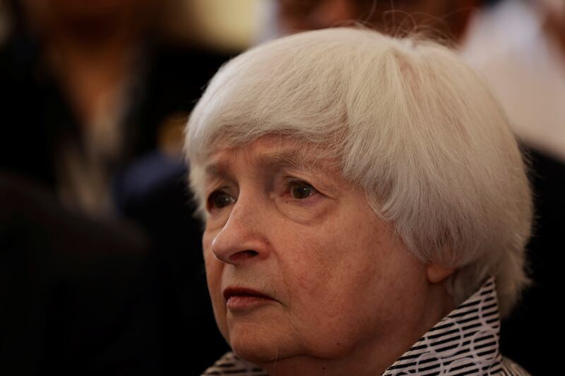 Janet Yellen spoke at the International Monetary Fund and World Bank annual meetings in Marrakesh, Morocco. Reuters