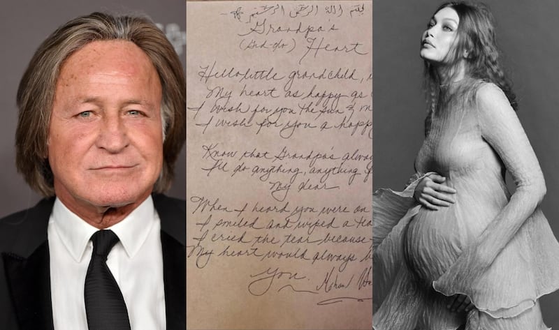 Mohamed Hadid shared touching poem to his grandchild, as daughter Gigi Hadid prepares to give birth. 