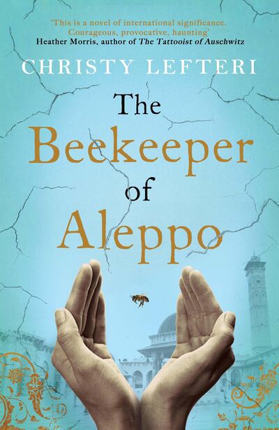The Beekeeper of Aleppo by CHRISTY LEFTERI. Courtesy Zaffre Books