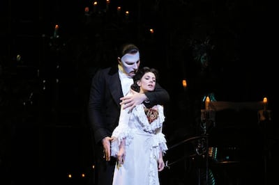 'Phantom of the Opera' will be coming to Dubai Opera House in October. Courtesy Dubai Opera