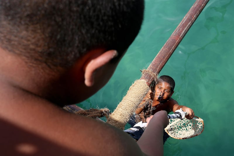 Pearl diving season is in full swing off the coast of  Khairan, a port city about 100 kilometres south of Kuwait City.