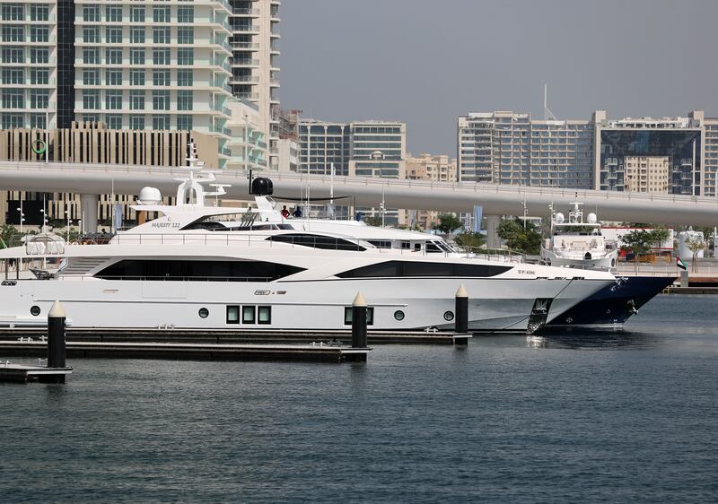 The project includes the region's largest marina, two cruise terminals, 24 residential towers, a yacht club, sky-diving runway, helipad, event space and three restaurants.