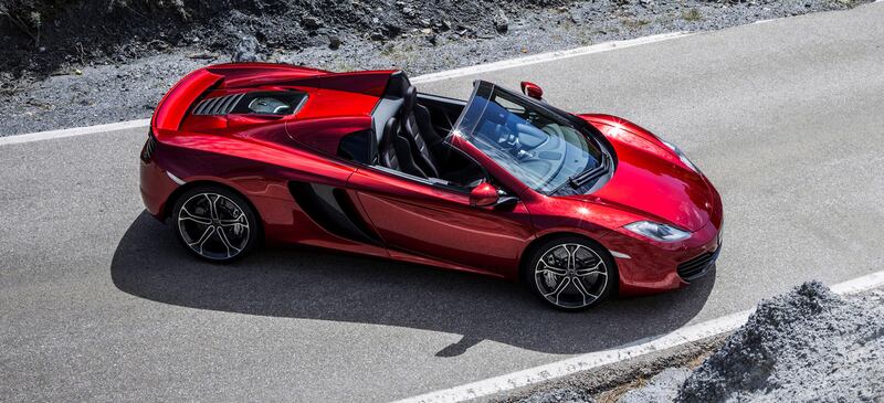 Handout: McLaren 12c Spider (Courtesy McLaren Automotive) 