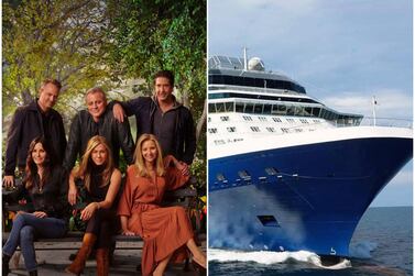 A travel company has launched what it's calling the first 'Friends' fans' cruise, to set sail in 2022. Courtesy OSN; @fanaworldtravel on Instagram