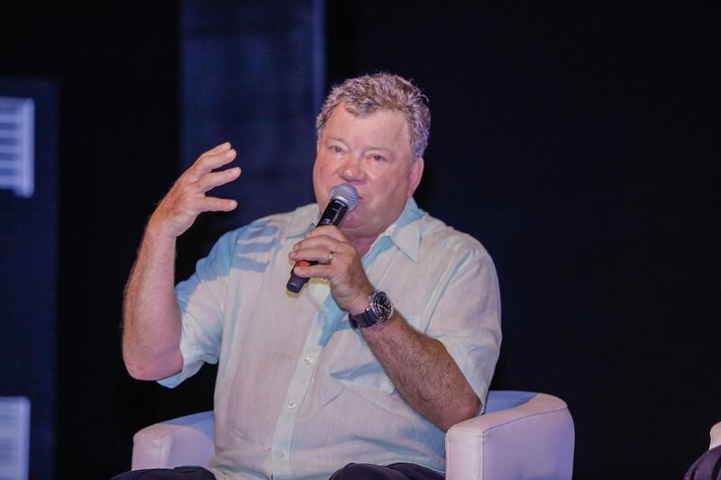 William Shatner during the Comic Con 2015 Press Conference. Victor Besa for The National