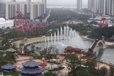 Wanda Group, one China's most recognisable companies, is working to build theme parks that will eventual oust Disney as world's number one. EPA