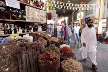 Spices on sale at Dubai Souq in Deira. Jumana El Heloueh / Reuters