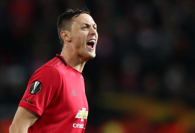 Manchester United's Nemanja Matic at Old Trafford. Reuters
