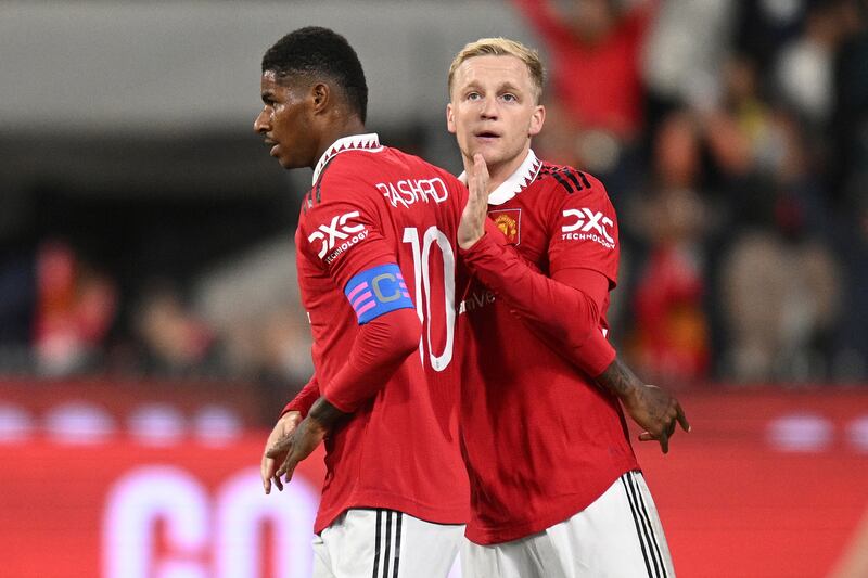 Donny van de Beek - 5. Rarely involved. Played as a ten, tried, made runs and found some good positions, but needs a big step up if he’s to feature in United’s first team under his former boss. Reuters