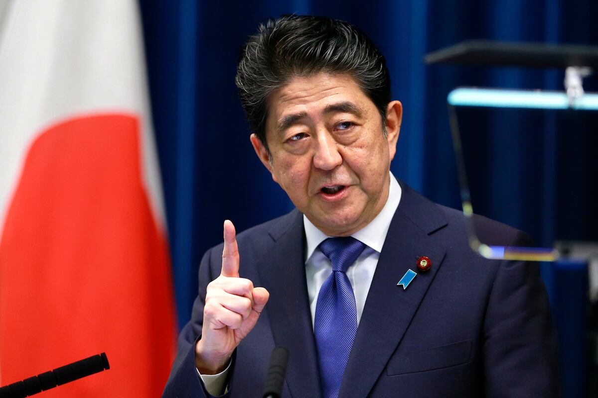 Japan's former Prime Minister Shinzo Abe died after being shot during a campaign speech on Friday. AP