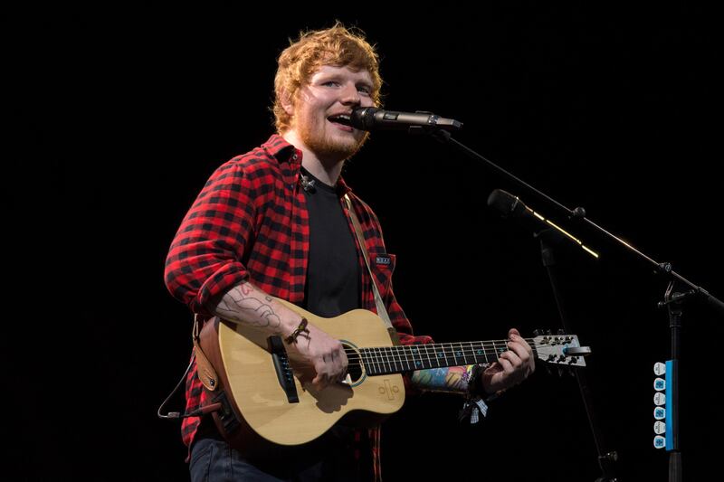 Ed Sheeran has been nominated for this year's Mecury Prize. AFP