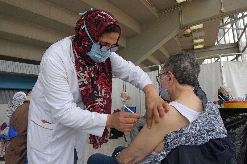 Just over 271,000 Tunisians have been vaccinated since the country received its first doses six weeks ago. AFP
