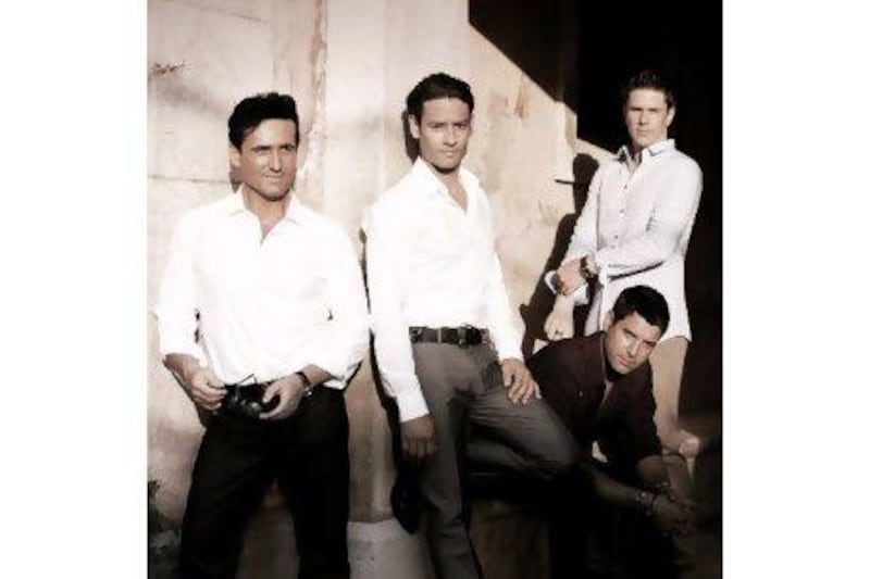 Il Divo were formed by Simon Cowell in 2003 as a group with classically trained voices to perform pop music. Courtesy Sony Music Middle East