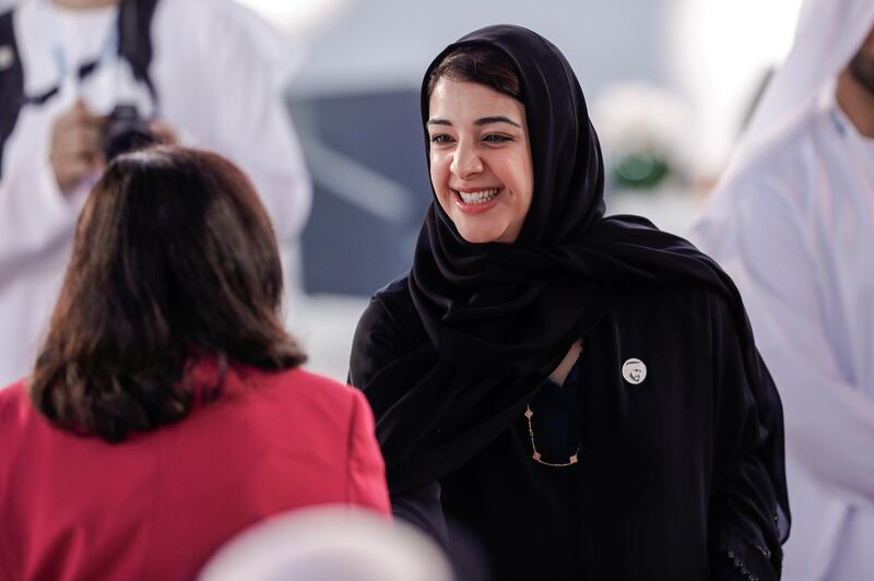 Abu Dhabi, United Arab Emirates, November 19 , 2019.  
Reaching the Last Mile Forum.
Her Excellency Reem Al Hashimy, Minister of State for International Cooperation.
Victor Besa / The National
Section:  NA
Reporter:  Dan Sanderson