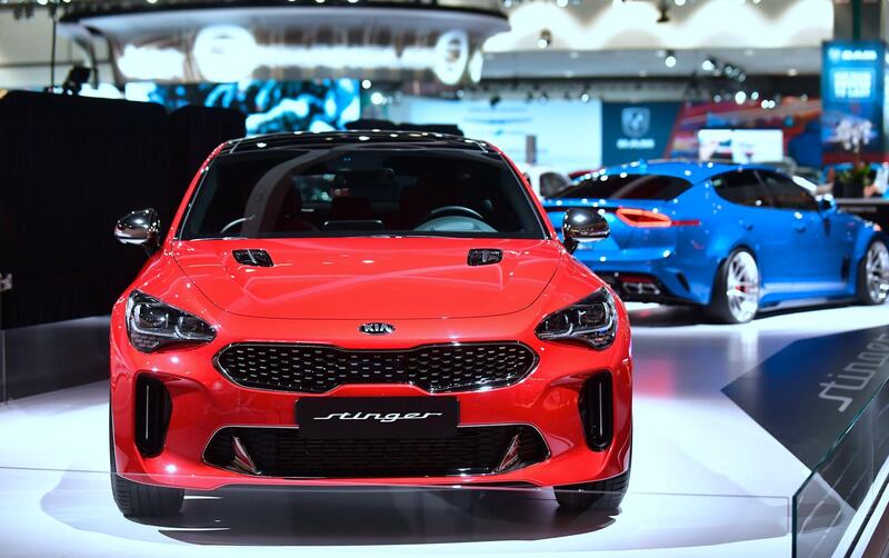 The new Kia Stinger. AFP