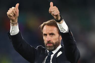 England manager Gareth Southgate applauds the fans after the UEFA Euro 2020 Quarter Final match at the Stadio Olimpico, Rome. Picture date: Saturday July 3, 2021.