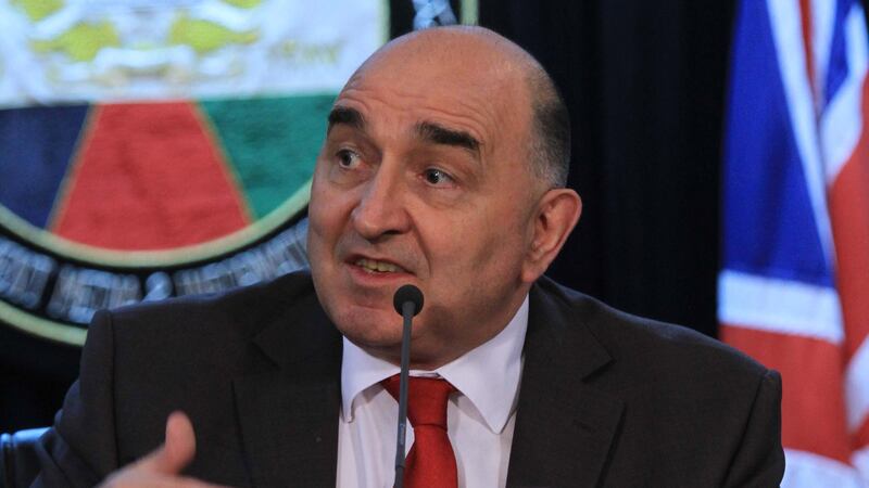 Sir William Patey as ambassador to Afghanistan in Kabul, in March 2012. EPA