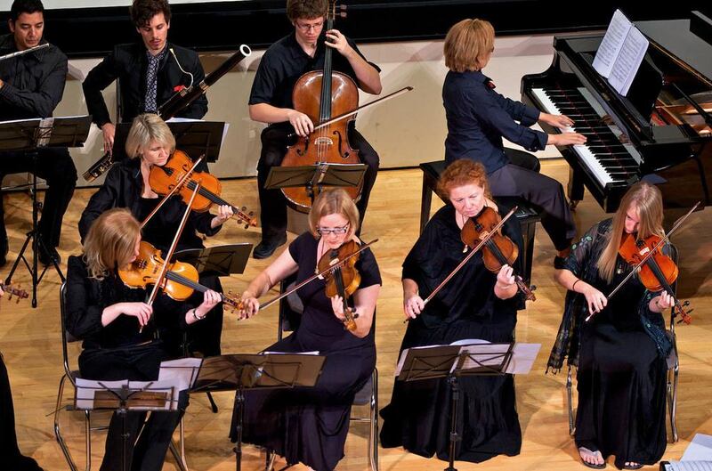 Al Ain Chamber Orchestra performing at the Al Ain Music Festival last year. Paolo Rossetti