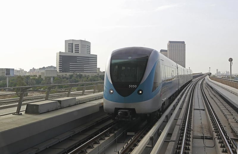 There are a number of projects in the UAE that have been earmarked for debt funding backed by international ECAs and these include the $2,45bn RTA Metro Red Line project connecting the World Expo 2020 site. Jeffrey E Biteng / The National