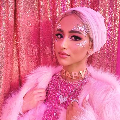 Influencer Sara in the GirlGang! video. Courtesy Benefit Cosmetics