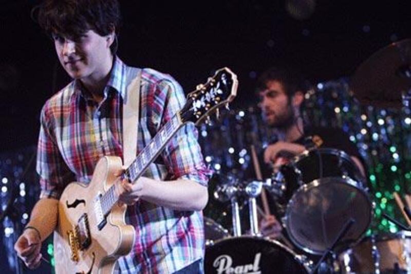 Vampire Weekend is a bunch of Ivy Leaguers playing a hybrid of world music sounds.