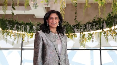 Najla Al Midfa, chief executive of Sheraa. Pawan Singh / The National
