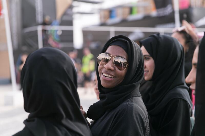 DUBAI, UNITED ARAB EMIRATES - April 3 2019.

Crowd at day one of Dubai Gov Games.

 (Photo by Reem Mohammed/The National)

Reporter: 
Section:  NA