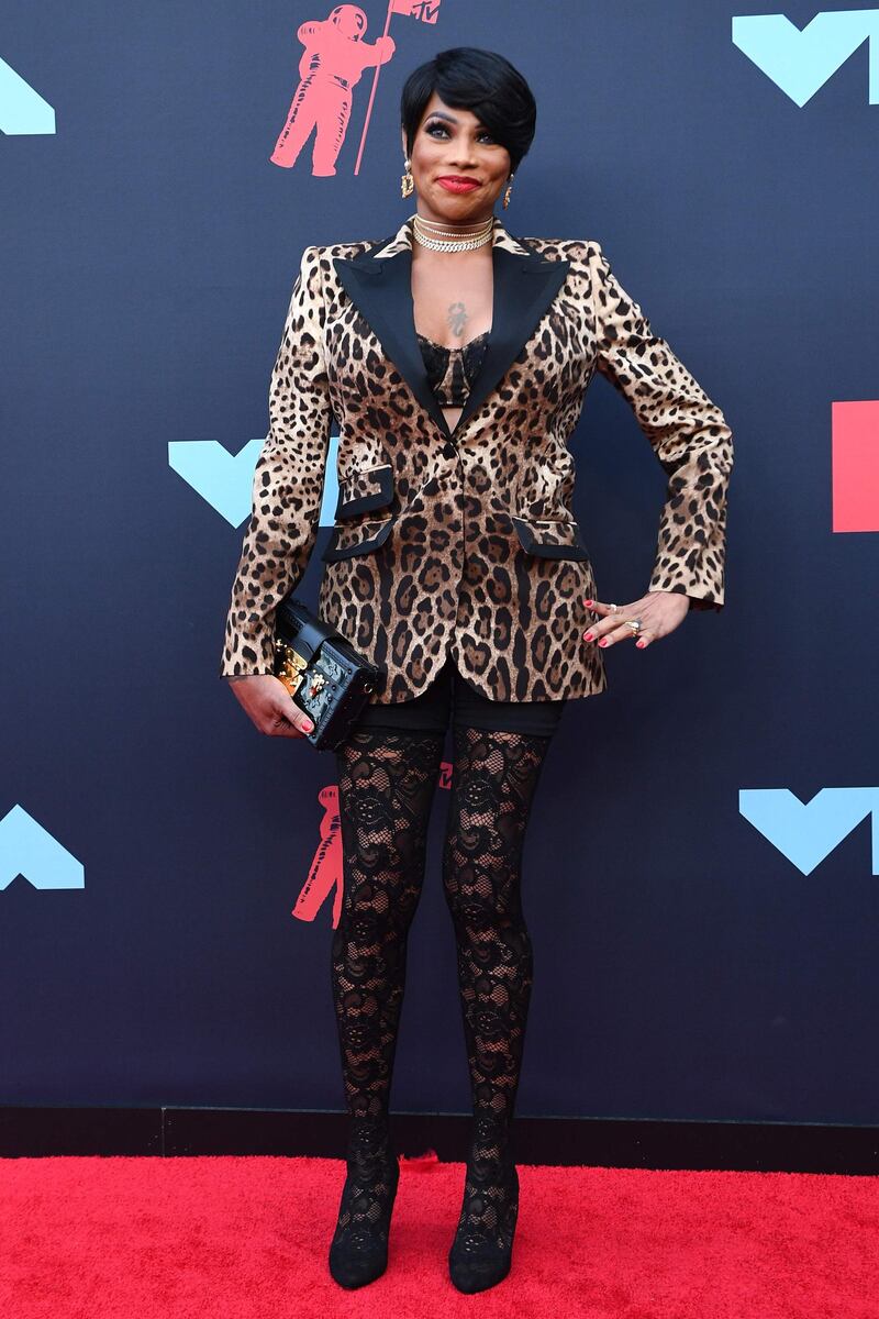 Sandra Denton arrives at the MTV Video Music Awards on Monday, August 26. AFP
