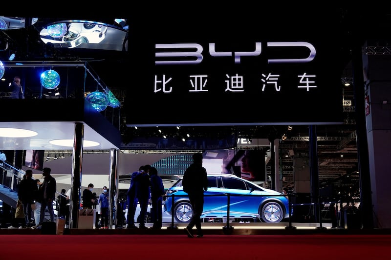 Chinese manufacturers such as BYD and SAIC have invested heavily in the shift to cleaner driving, getting a head start over many rivals. Reuters