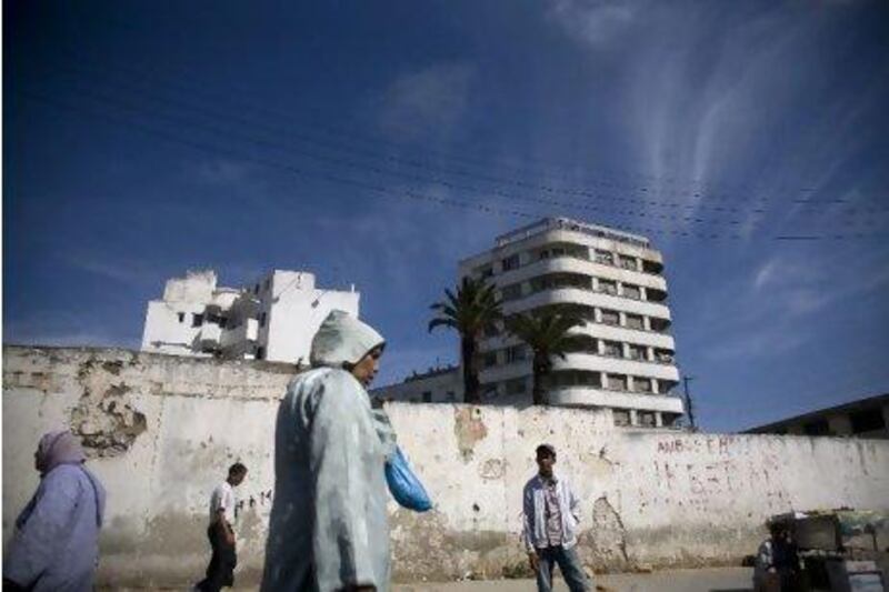 A street in Casablanca, part of what the French designated the "useful" Morocco. Nicole Hill / The National