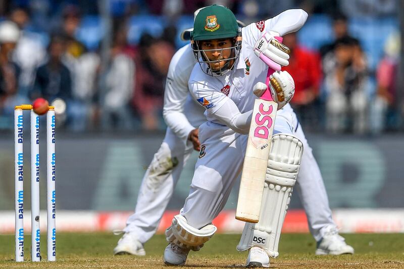 Bangladesh's Mushfiqur Rahim plays a shot. AFP