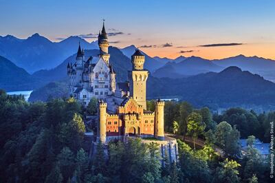 Neuschwanstein Castle in Bavaria. Courtesy German National Tourist Board