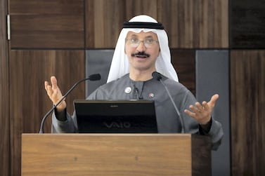 Sultan Ahmed bin Sulayem, chairman of DP World, says the UAE has not wasted its time in its approach to tackling the effects of Covid-19. Pawan Singh / The National 