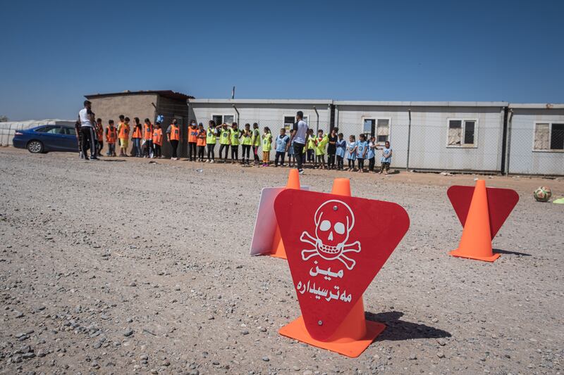 But within the basic skills training, the NGO often integrates danger signs to keep awareness levels high.