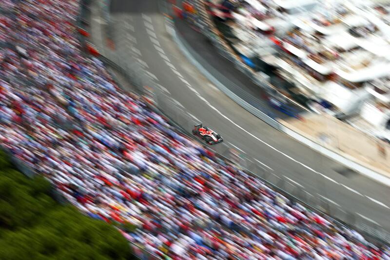 Jules Bianchi of Marussia drives during the Monaco Grand Prix on Sunday. He finished ninth, the first time Marussia had ever earned points in a Grand Prix. Mark Thompson / Getty Images