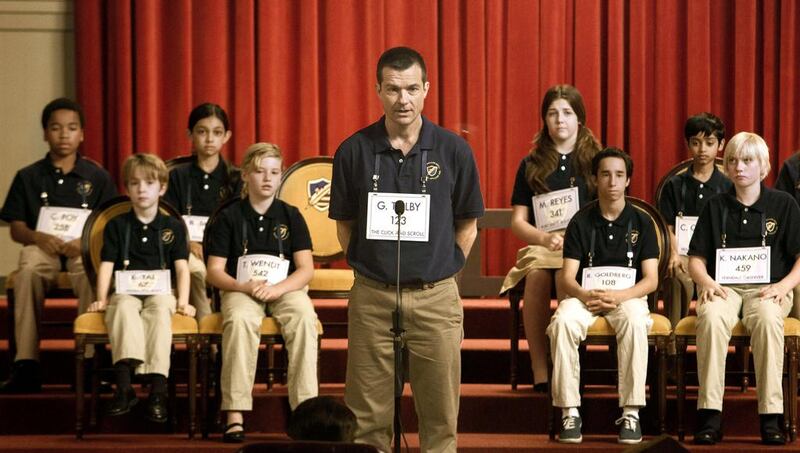 Jason Bateman, centre, at a spelling competition in the darkly humorous film Bad Words. Focus Features, Sam Urdank / AP Photo 