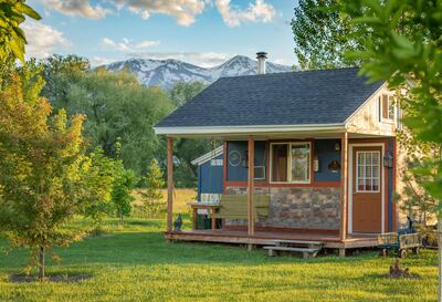 Grove Cottage is located on a farm in Utah. Courtesy Airbnb