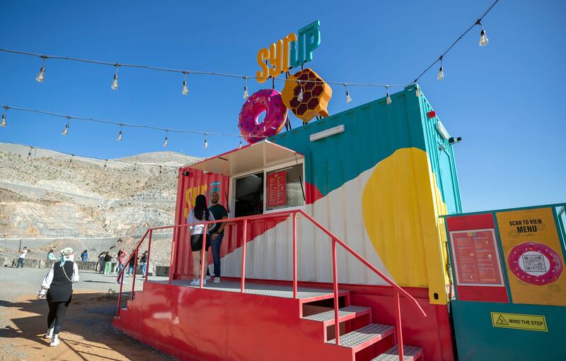 Syrup is a pop-up restaurant at the top of Jebel Jais in Ras Al Khaimah. All photos: Chris Whiteoak / The National