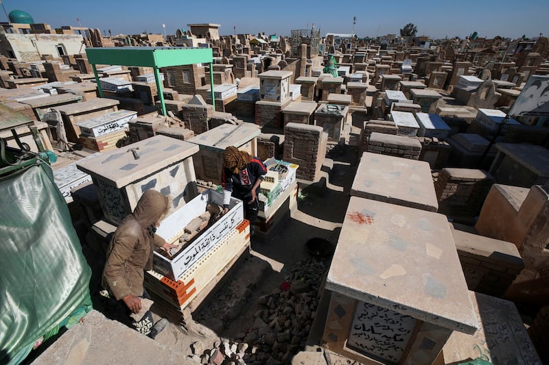 Most of the city's dead have been buried in Wadi Al Salam for generations.