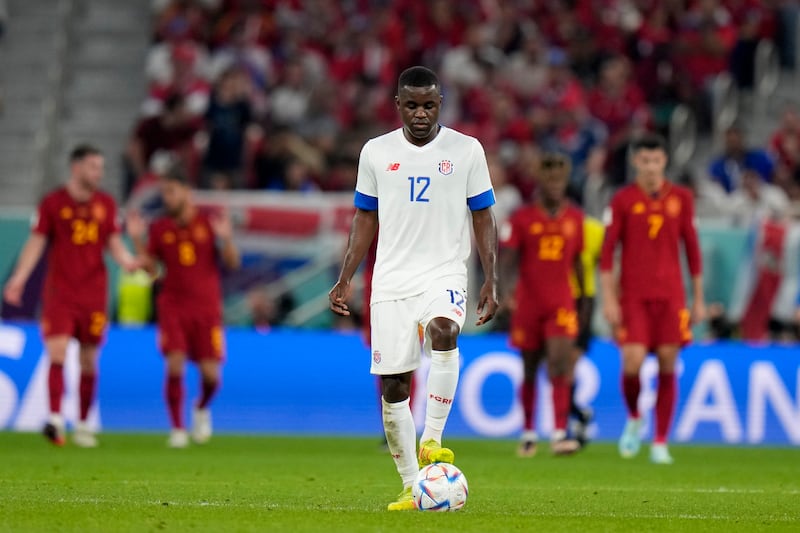 Joel Campbell - 4. Tried to link play with Keysher Fuller but a lack of service in forward areas meant he often had to play cautiously. A lack of service meant he could rarely get going in a match that became a training exercise for Spain. Booked late-on. AP